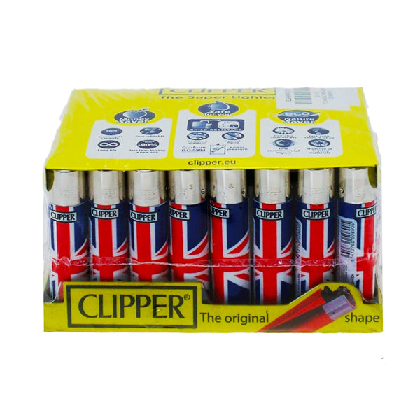 40 Clipper D48 CP11RH Refillable Classic Lighters Union Flag 2025 - CL3A1681UKH