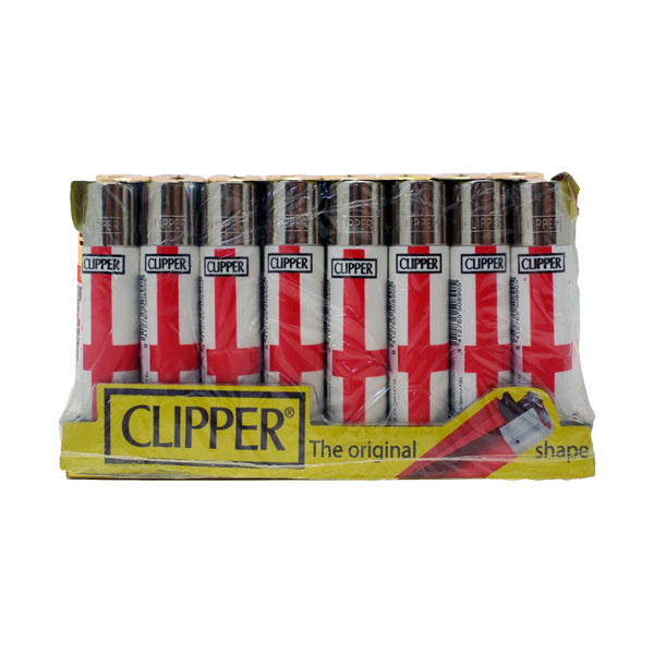 40 Clipper D48 CP11RH Classic Flint England Flag 2025 Lighters - CL5A020UKH