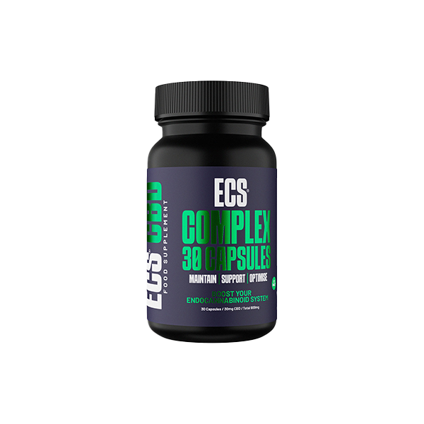 ECS Complex High Strength CBD Capsules - 30 Caps - 30mg per capsule
