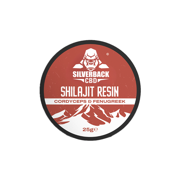 Silverback CBD Cordyceps + Fenugreek Infused Shilajit Resin 25g