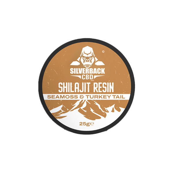 Silverback CBD Seamoss & Turkey Tail Infused Shilajit Resin 25g