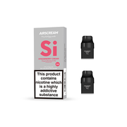 19mg AIRSCREAM Air Pre Filled Pods 1.2Ω 2ml 2Pcs ( Compatible With AirsPops Pro & AirEgg )