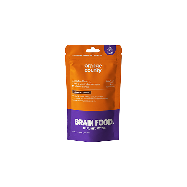 Orange County CBD 90000mg BRAIN FOOD Calm & Unwind Chocolate Flavour Powder - 240g