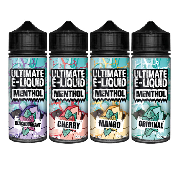 Ultimate E-liquid Menthol by Ultimate Puff 100ml Shortfill 0mg (70VG/30PG)