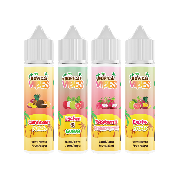 Tropical Vibes 50ml Shortfill 0mg (70VG/30PG)