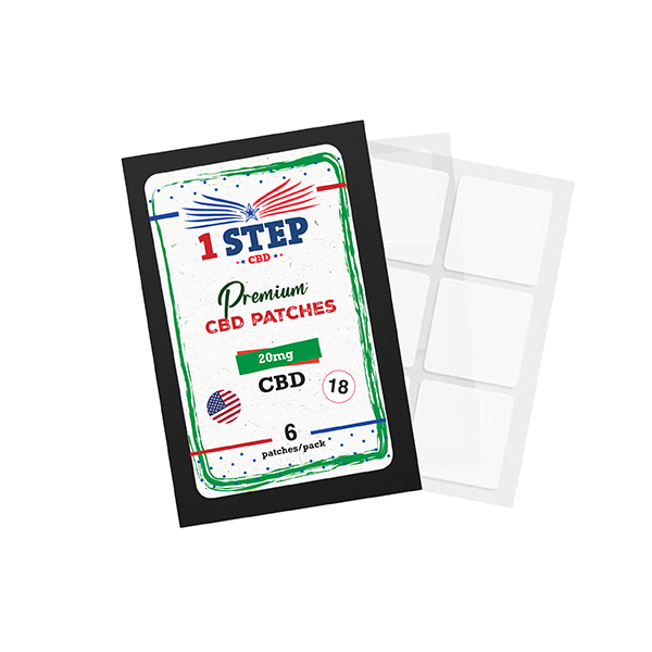 1 Step CBD 20mg CBD Patches