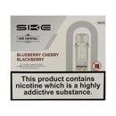 SKE Crystal Pro Pre Filled Pods 20mg 2 Pack Blueberry Cherry Blackberry